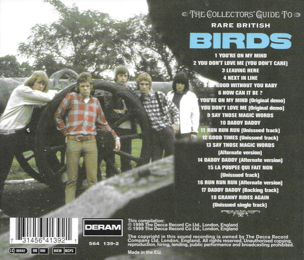 The Birds – The Collector's Guide To Rare British Birds  CD , Compilation