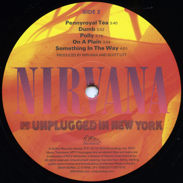 Nirvana – MTV Unplugged In New York Edition Deluxe 2X Vinyle, LP, Album,