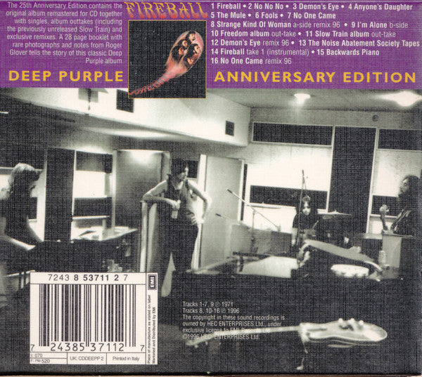 Deep Purple – Fireball CD   Album