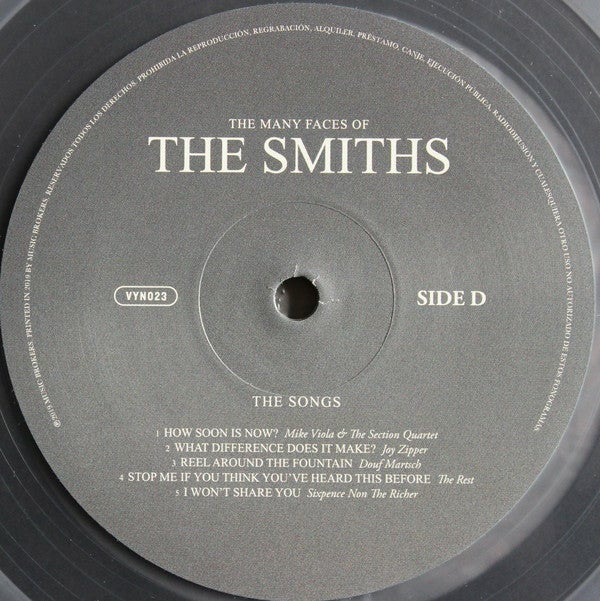 The Smiths & Various – The Many Faces Of The Smiths 2 x Vinyle