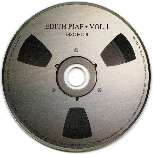 Edith Piaf – Vol. 1 [CD X4] La Vie En Roses