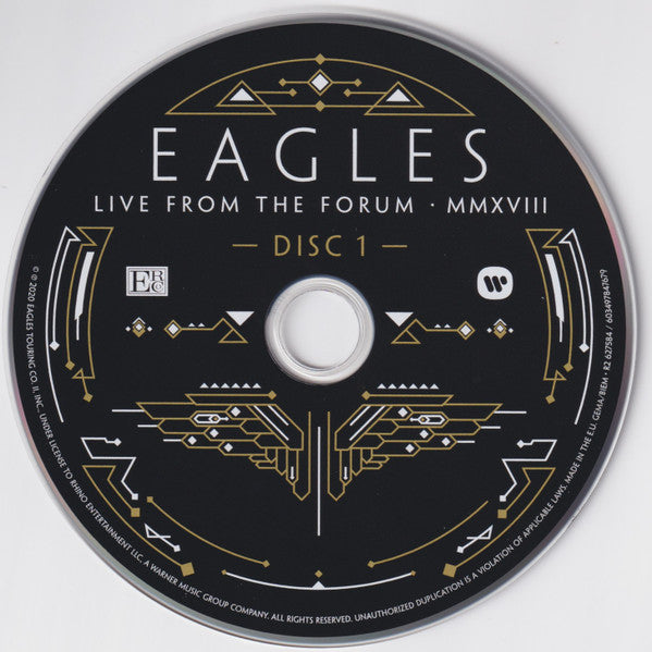 Eagles – Live From The Forum MMXVIII  2 x CD, Album