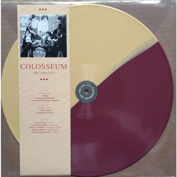 Colosseum BBC 1968-1969 Vinyle Rouge et Jaune LP 33 édition limitée