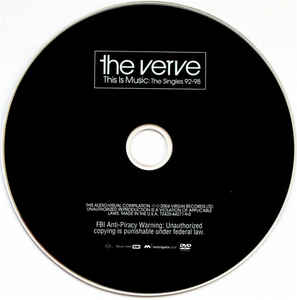 The Verve  ‎DVD  This Is Music: The Singles  92 - 98