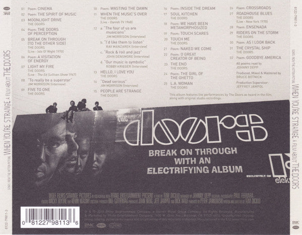 The Doors - When You're Strange : A Film About The Doors (Songs From The Motion Picture) CD