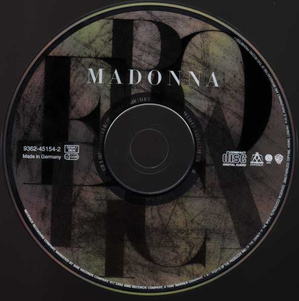 Madonna – Erotica   CD, Album