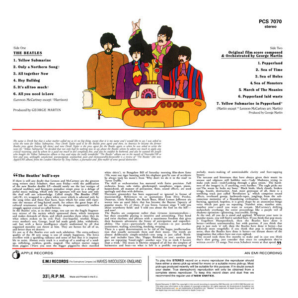 The Beatles – Yellow Submarine ,  Vinyle, LP, Album