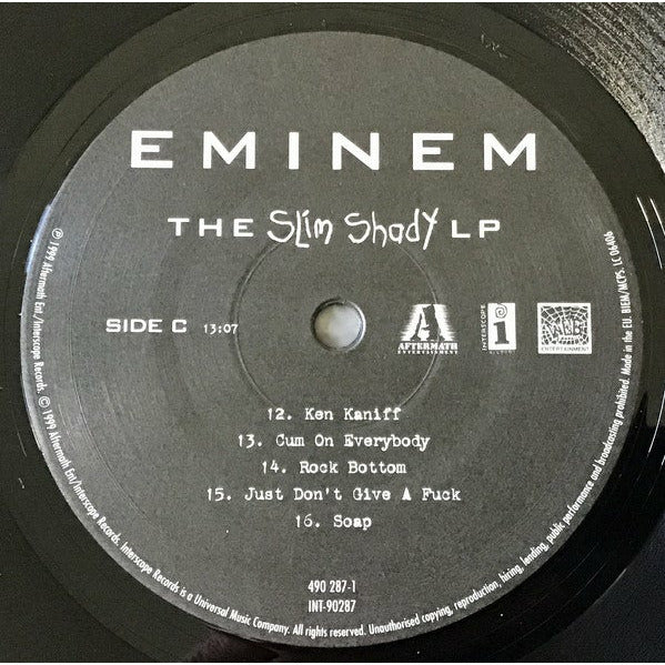 Eminem ‎– The Slim Shady  2X Vinyle LP