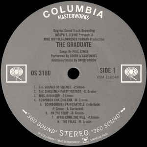 Simon & Garfunkel, Dave Grusin LP 33 The Graduate (Enregistrement original de la bande sonore)