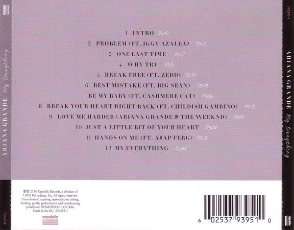 Ariana Grande – My Everything  CD , Album