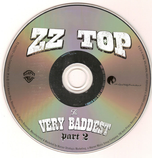 ZZ Top ‎– The Very Baddest  2 x CD, Compilation