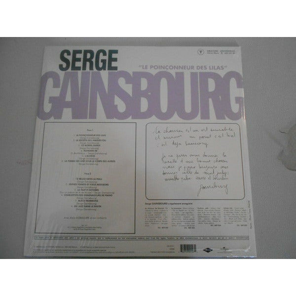 Serge Gainsbourg – Le Poinçonneur Des Lilas , (Back To Black) Vinyle, LP, Album