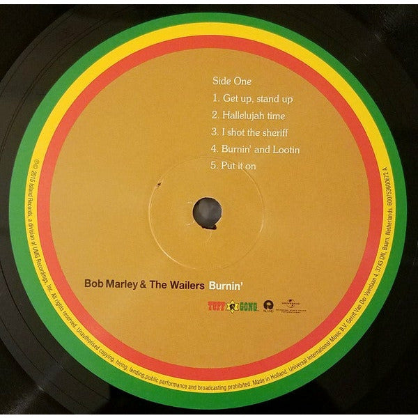 The Wailers – Burnin' ,  Vinyle, LP, Album