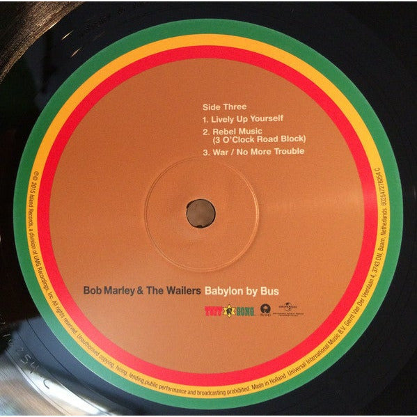 Bob Marley & The Wailers – Babylon By Bus 2 x Vinyle, LP, Album, 33