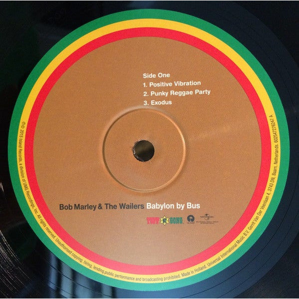 Bob Marley & The Wailers – Babylon By Bus 2 x Vinyle, LP, Album, 33