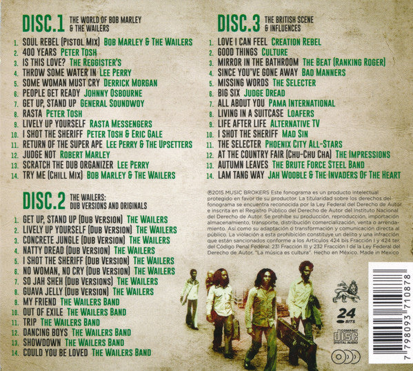 Bob Marley & The Wailers 3 X CD - Les nombreux visages de Bob Marley