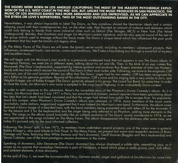 The Doors  The Many Faces Of The Doors 3 x CD