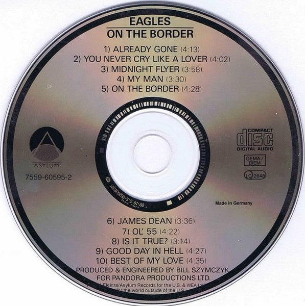 Eagles – On The Border   CD  Album