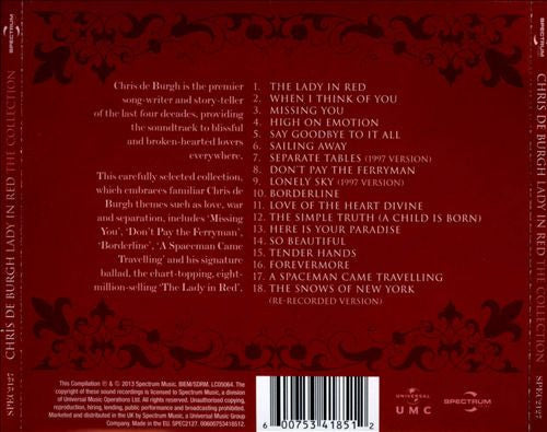 Chris de Burgh – Lady In Red: The Collection  CD , Album