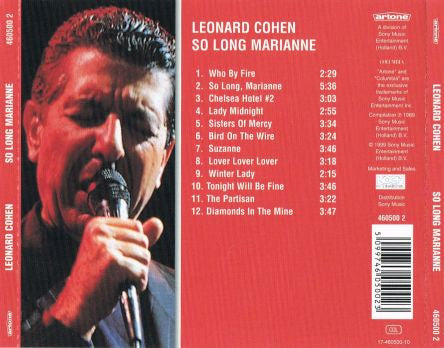 Leonard Cohen – So Long Marianne CD Compilation