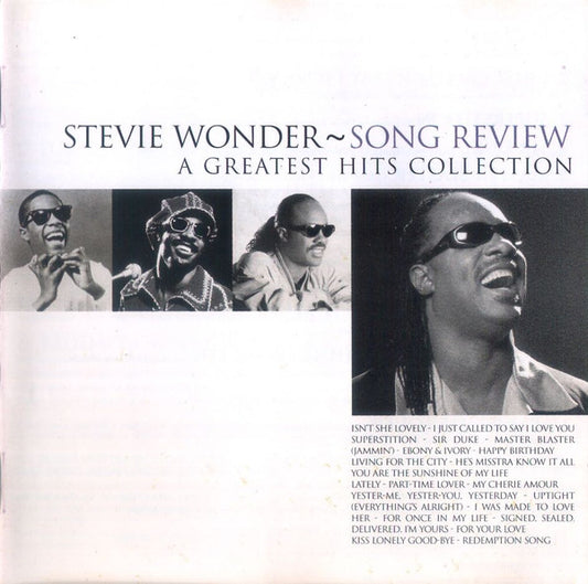 Stevie Wonder – Song Review / A Greatest Hits Collection   CD