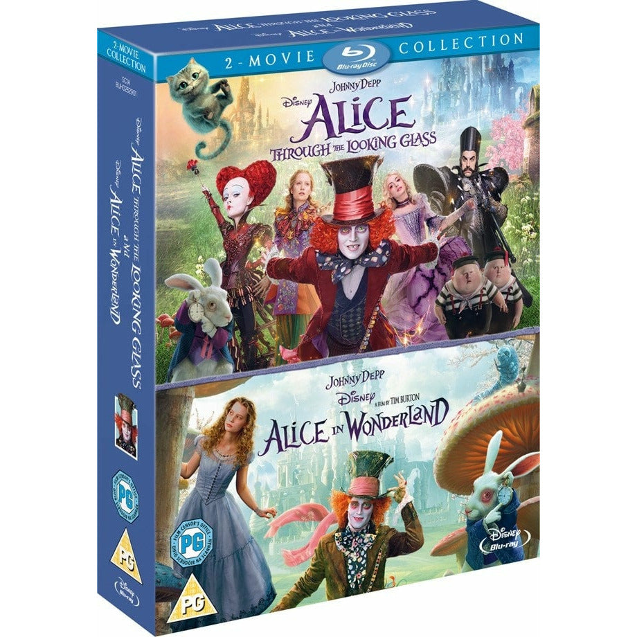 Alice in Wonderland & Alice Looking Glass Blu-ray Disney [ UK Import] Version Originale Audio