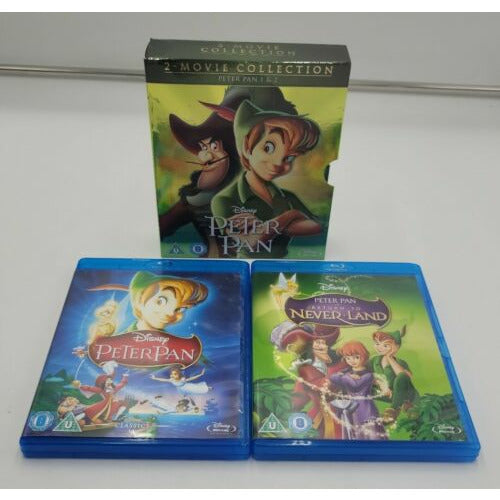 Peter Pan/Pan 2 : Retour au Pays imaginaire (Collection 2 films)  Blu-ray VF [UK Import]  Sans région