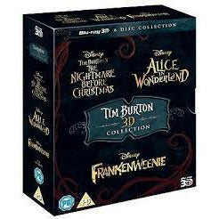 Tim Burton Collection 3D Blu-ray 3 Films [UK Import] Version Originale